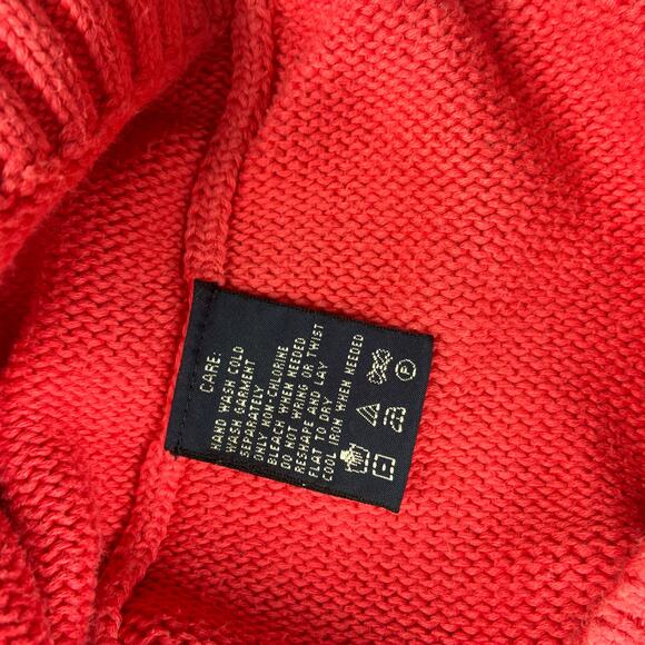 Ralph Lauren Sport Pink Cotton Button Front Cardigan Size L - Picture 8 of 9